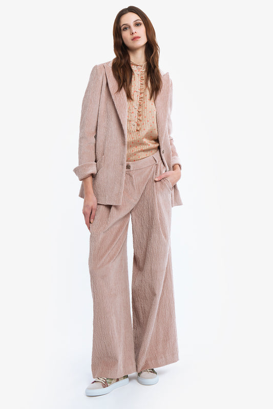 GIADA - Pantalone baggy in velluto a coste Seventy