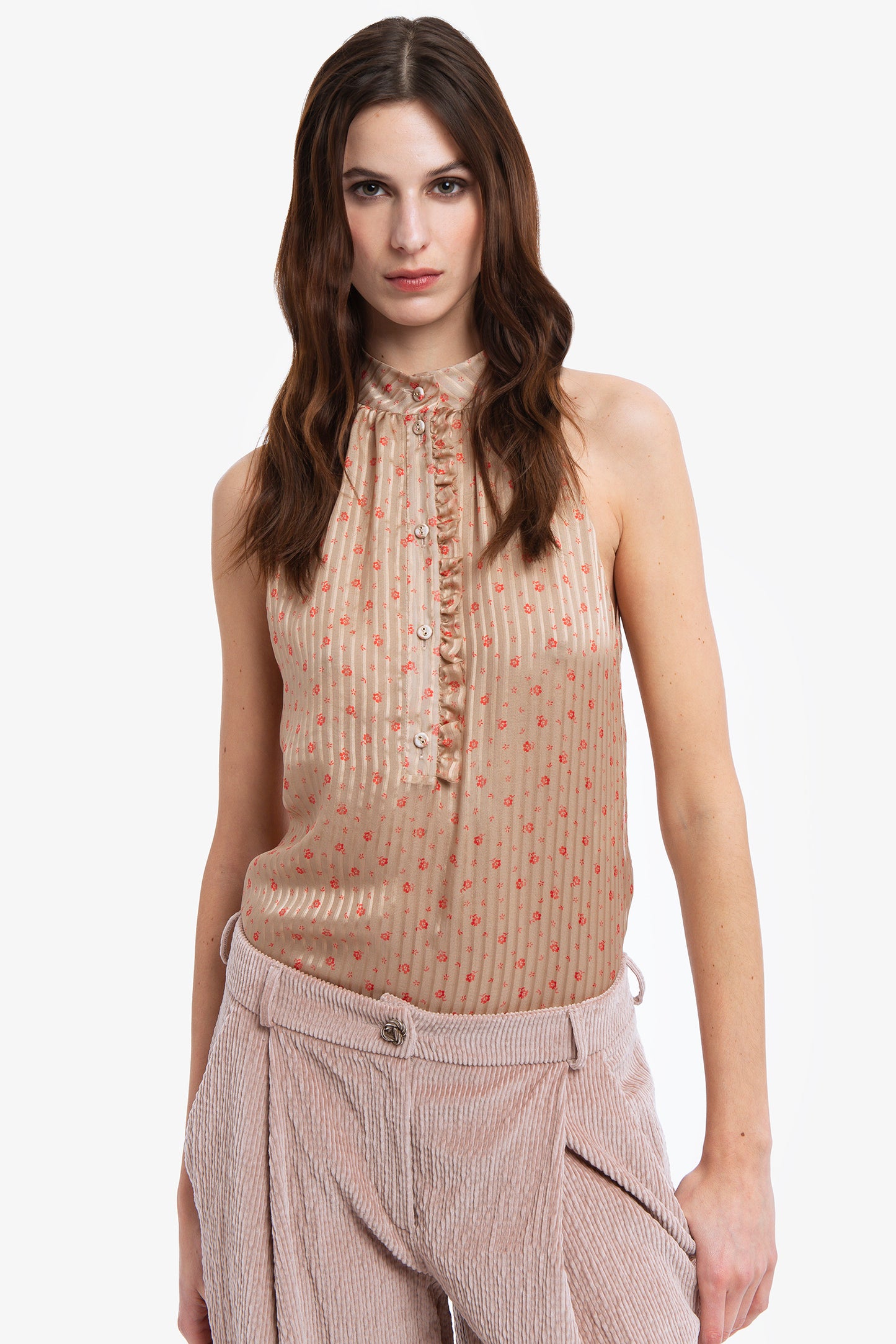 ELOISE - Top in seta Decò