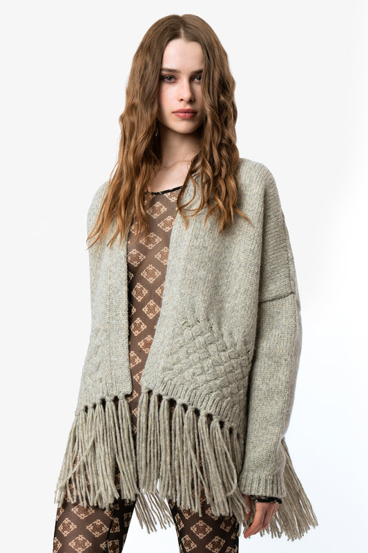 ADELE - Cardigan in lana e alpaca Cosmo