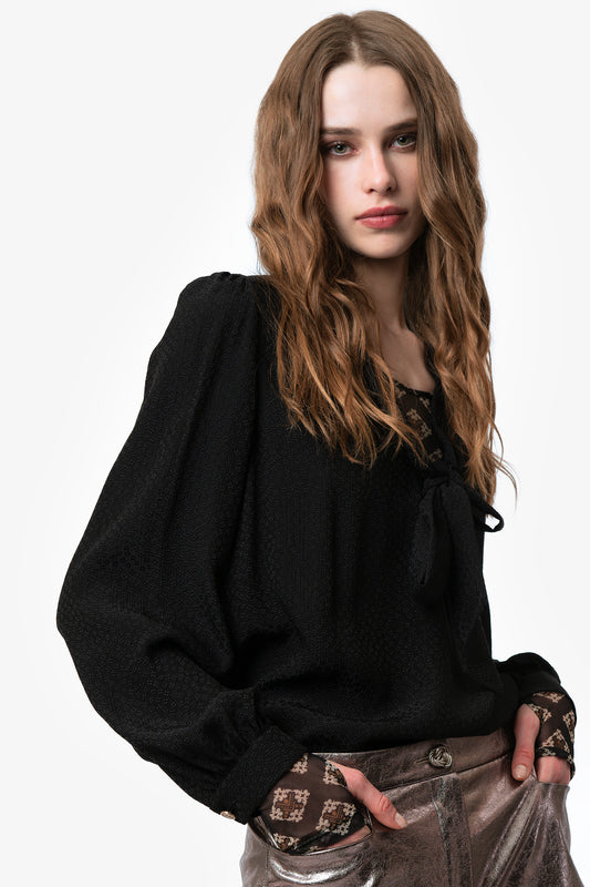 ESTER - Crepon blouse Boheme