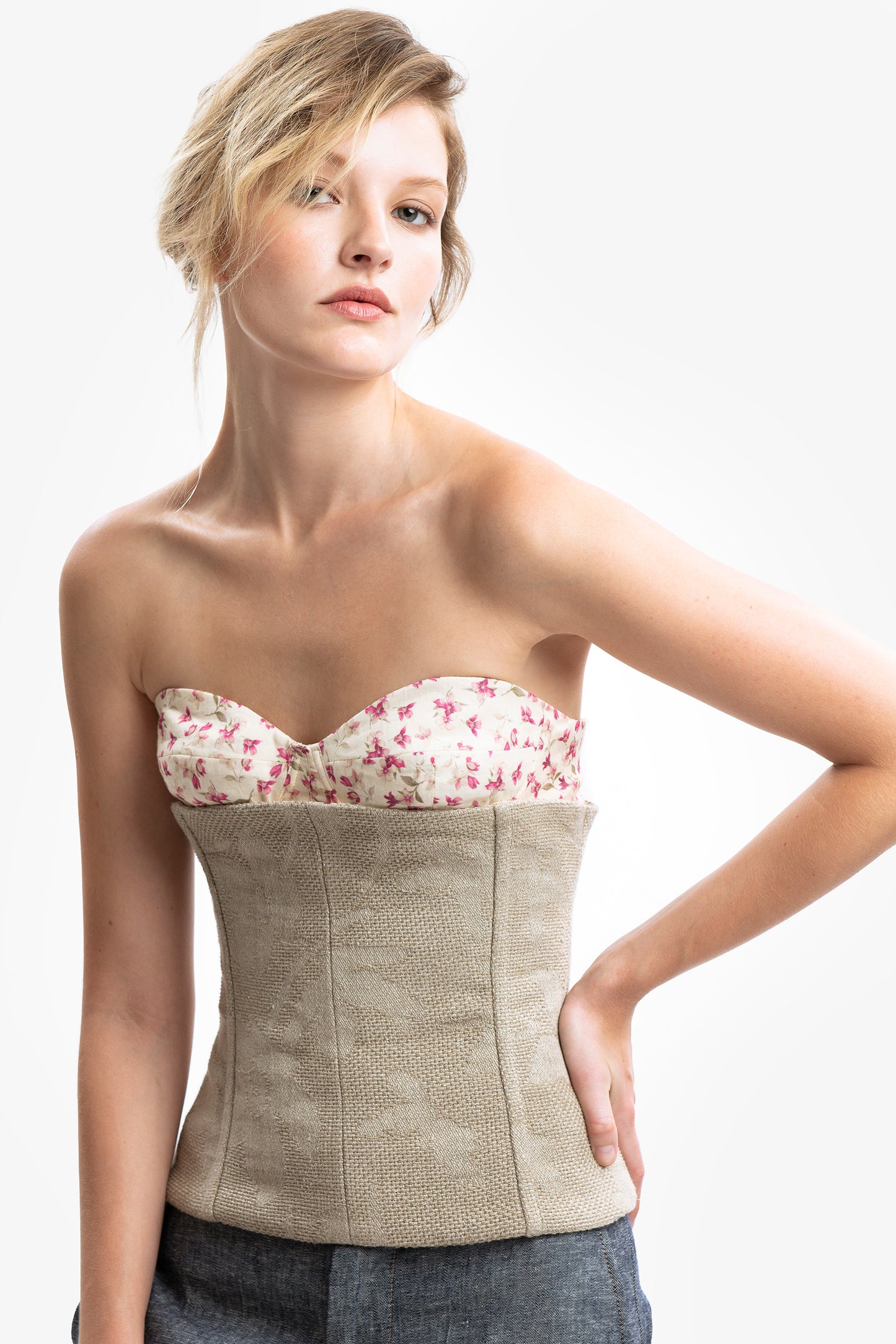 CLARA - Top in lino Safari