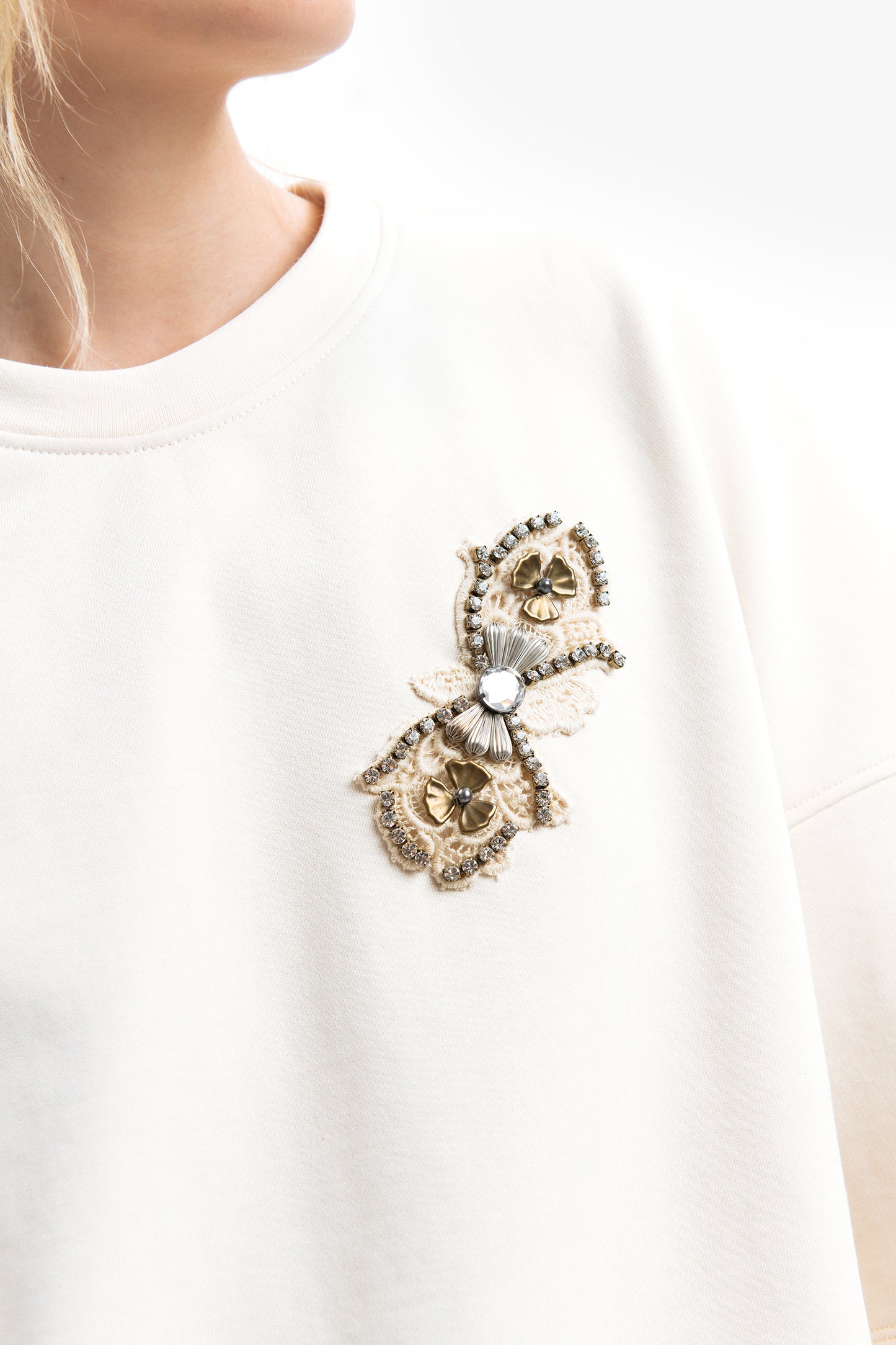 LUNA - Cotton Sweatshirt Campus 