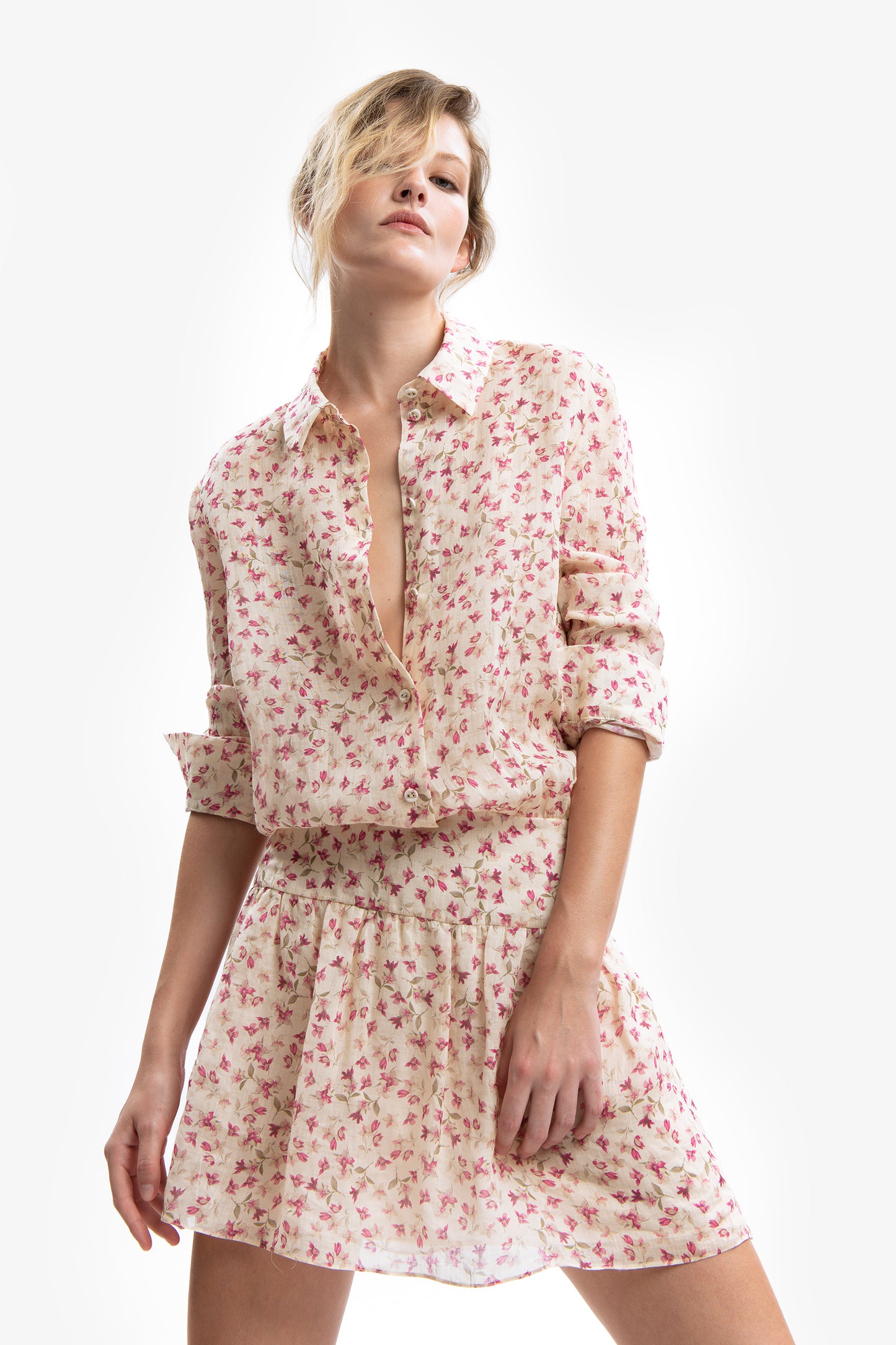 DIDI - Mini abito in ramiè Magnolia