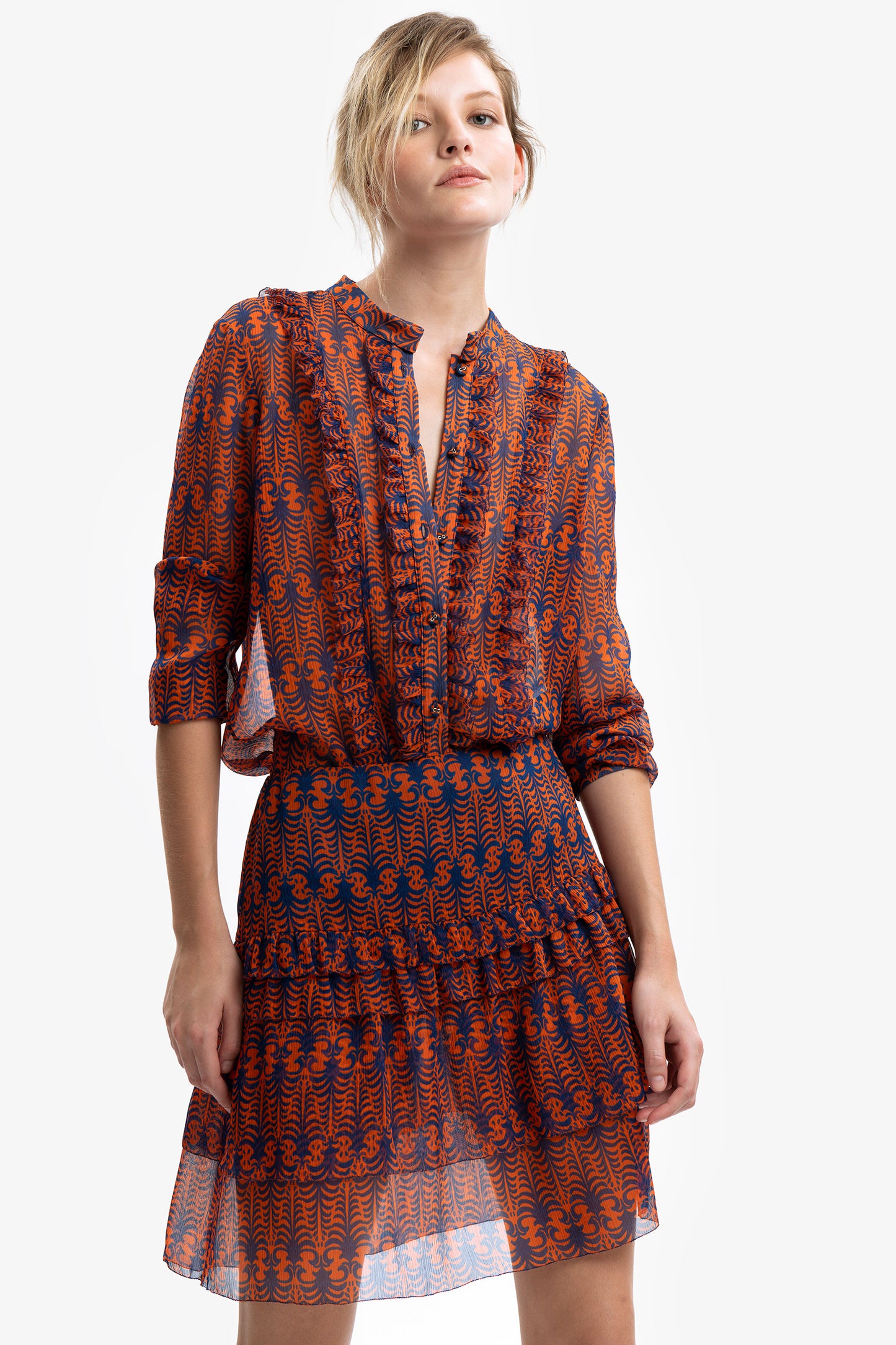 FRANCESCA - Camicia in seta Mirage