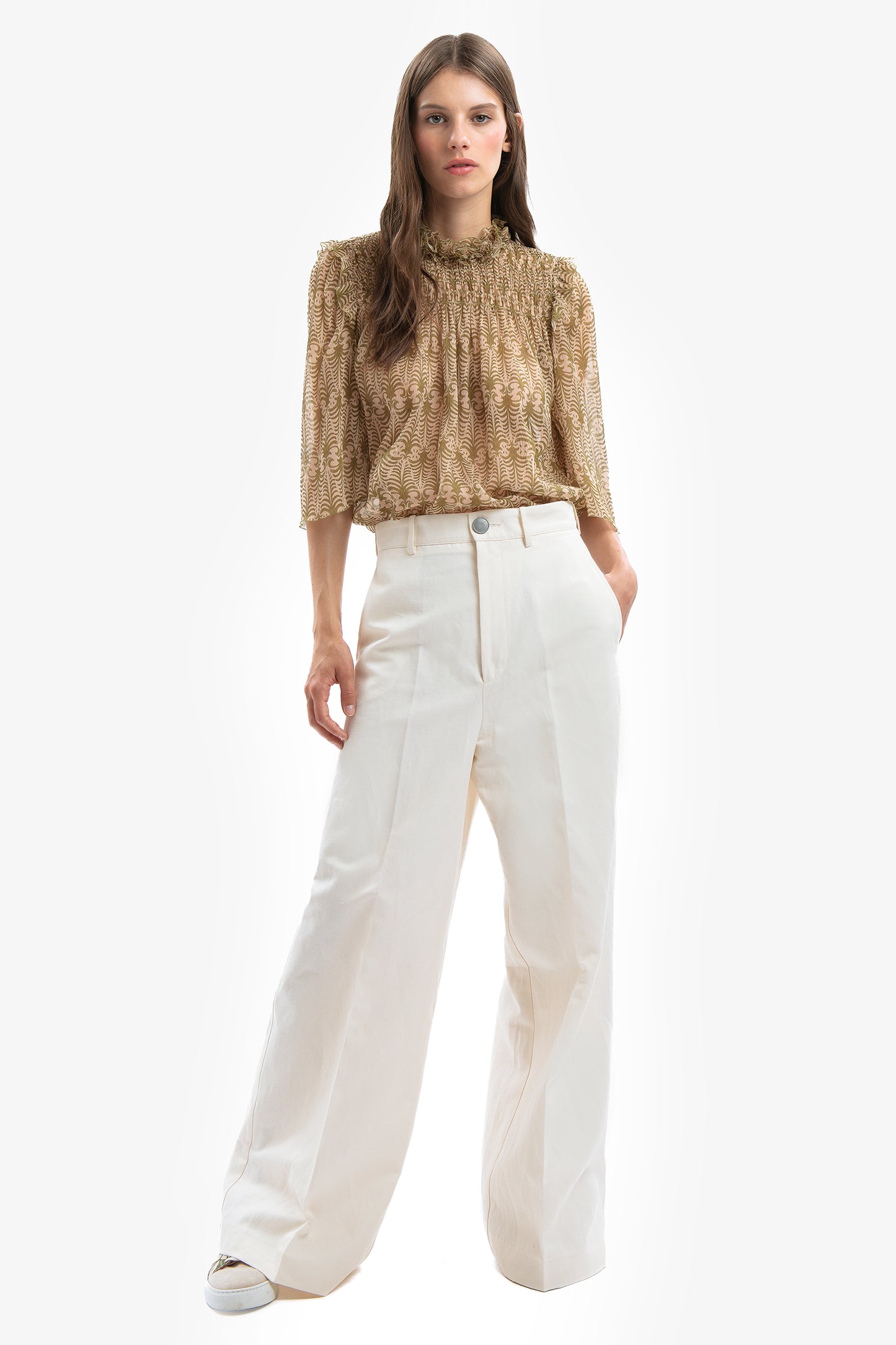 PAOLA - Blusa in seta Mirage