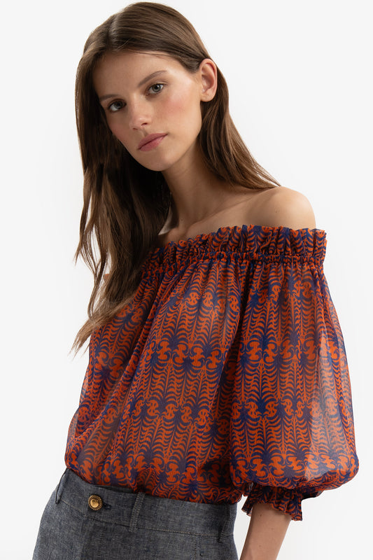 LALLA - Blusa in seta Mirage