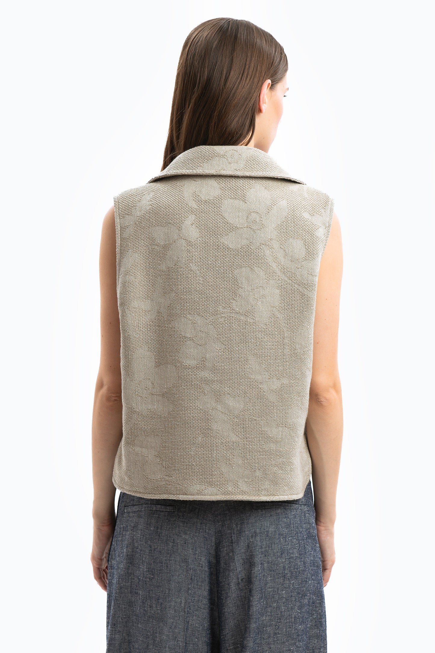 INDIA - Gilet in lino Safari