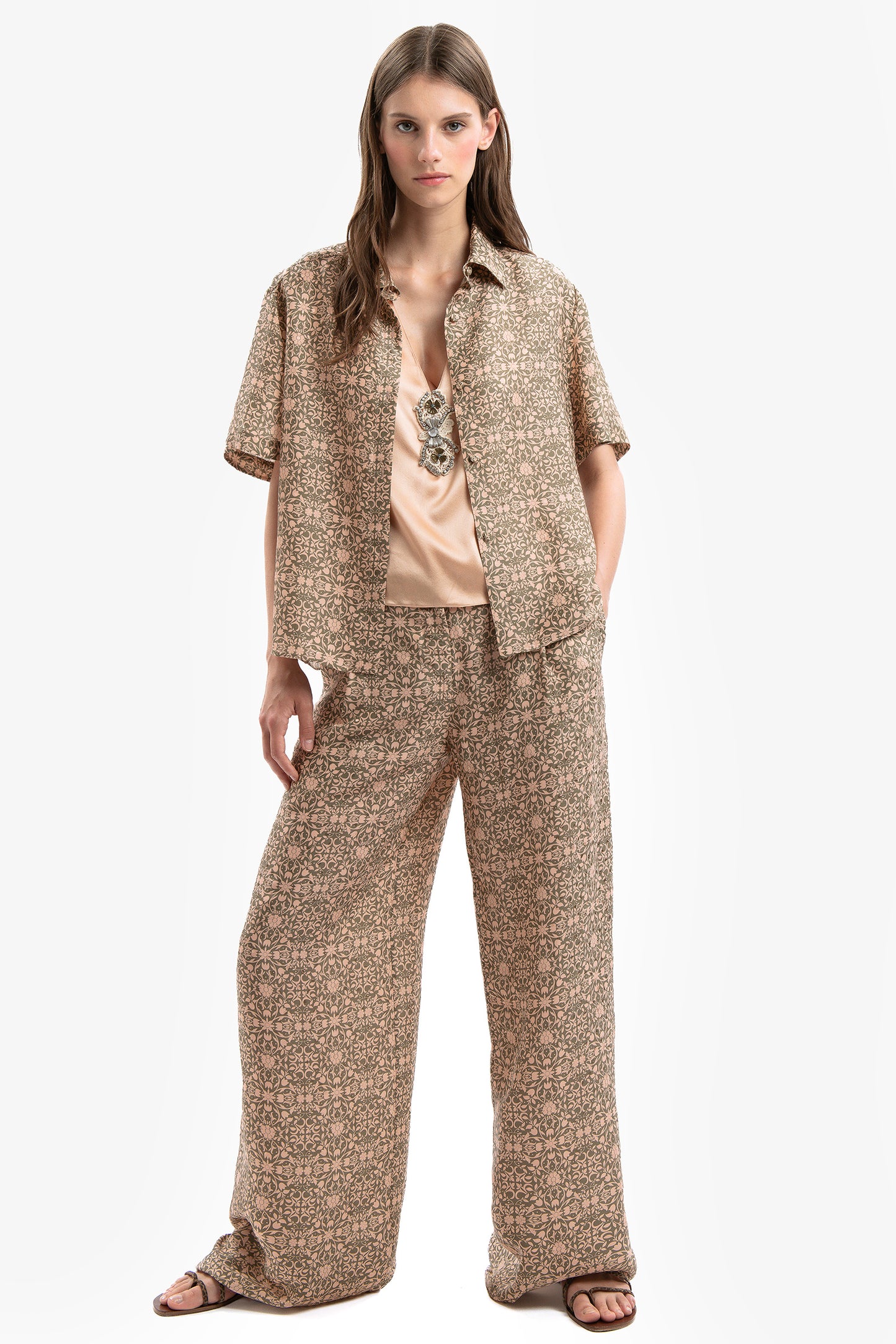 CELESTE -  Camicia Alhambra