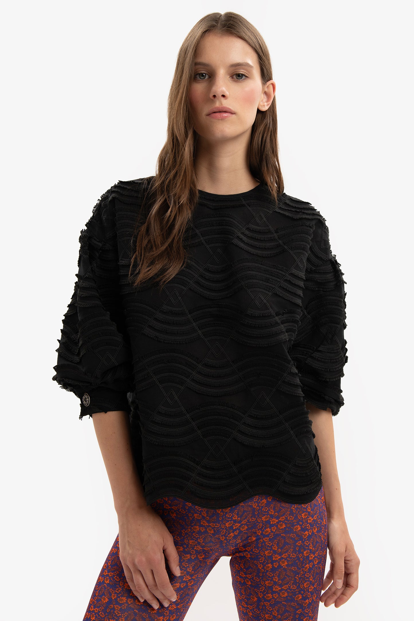 ELLA - Blusa in cotone Maya