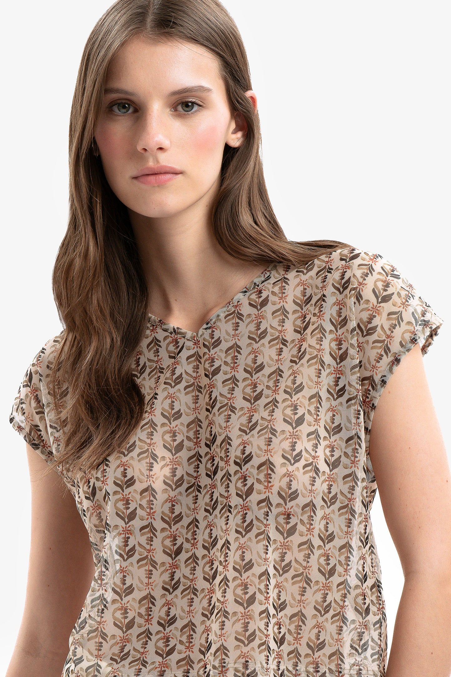 IRENE - Tulle T-shirt Lotus