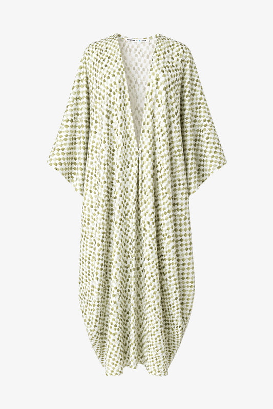 ELVIRA - Cotton Kaftan Brush