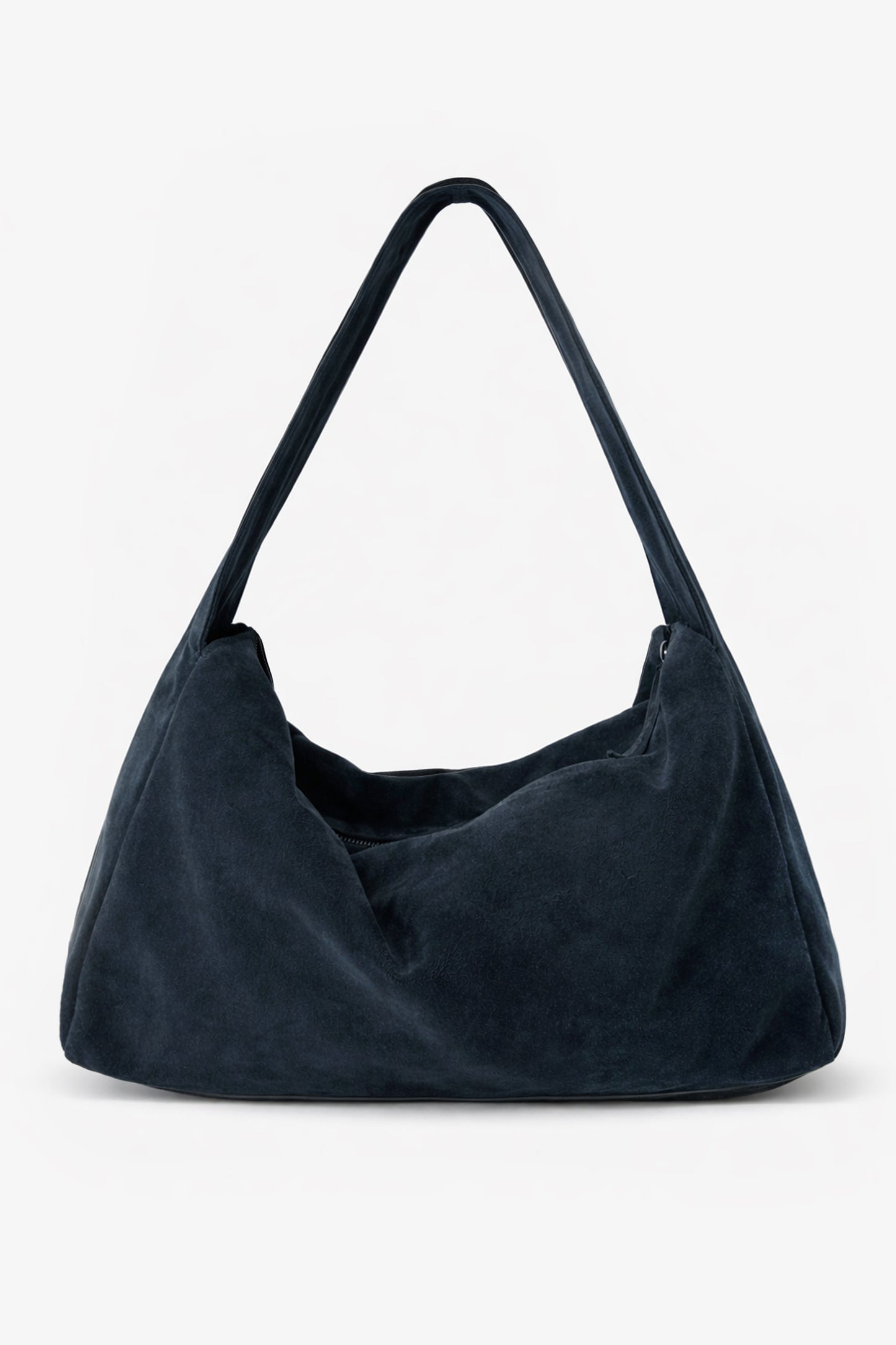 THE TI-BAG - Borsa big in suede Navy