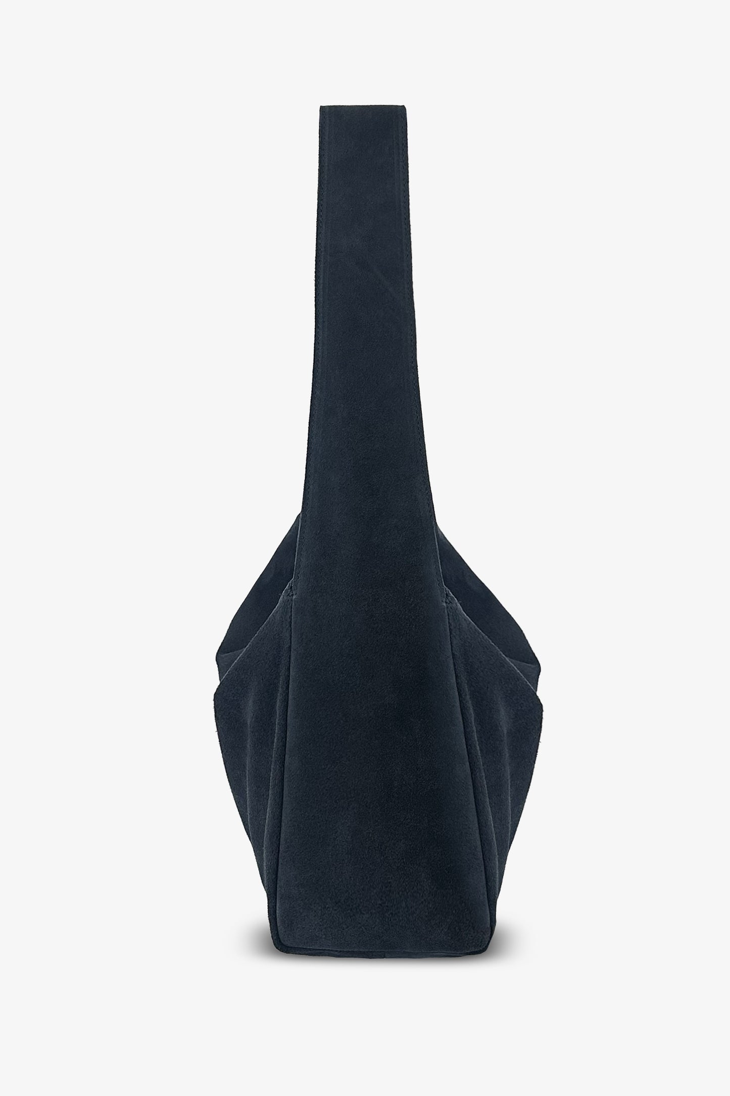 THE TI-BAG - Borsa big in suede Navy