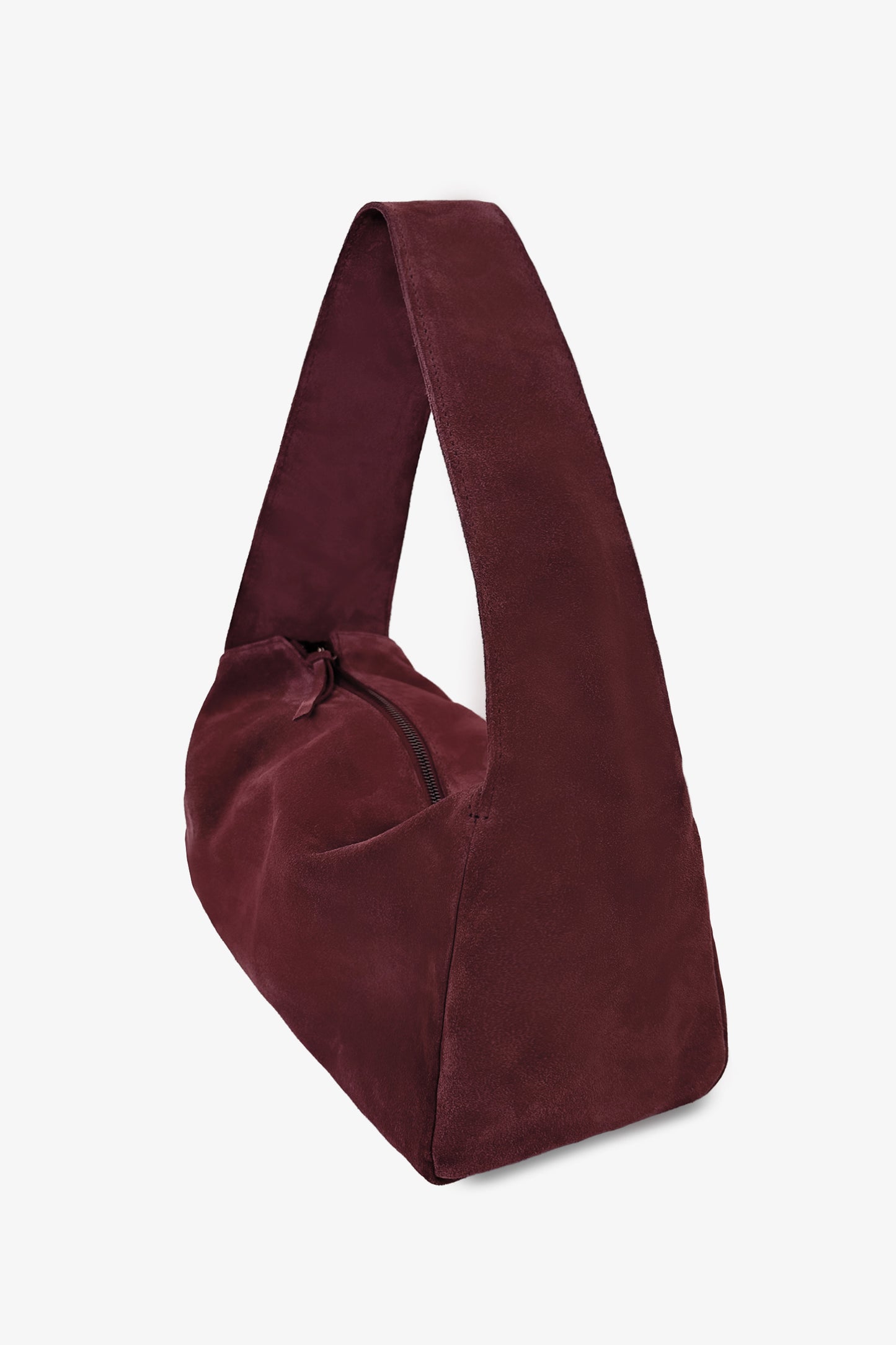 THE TI-BAG - Suede bag Pomegranate