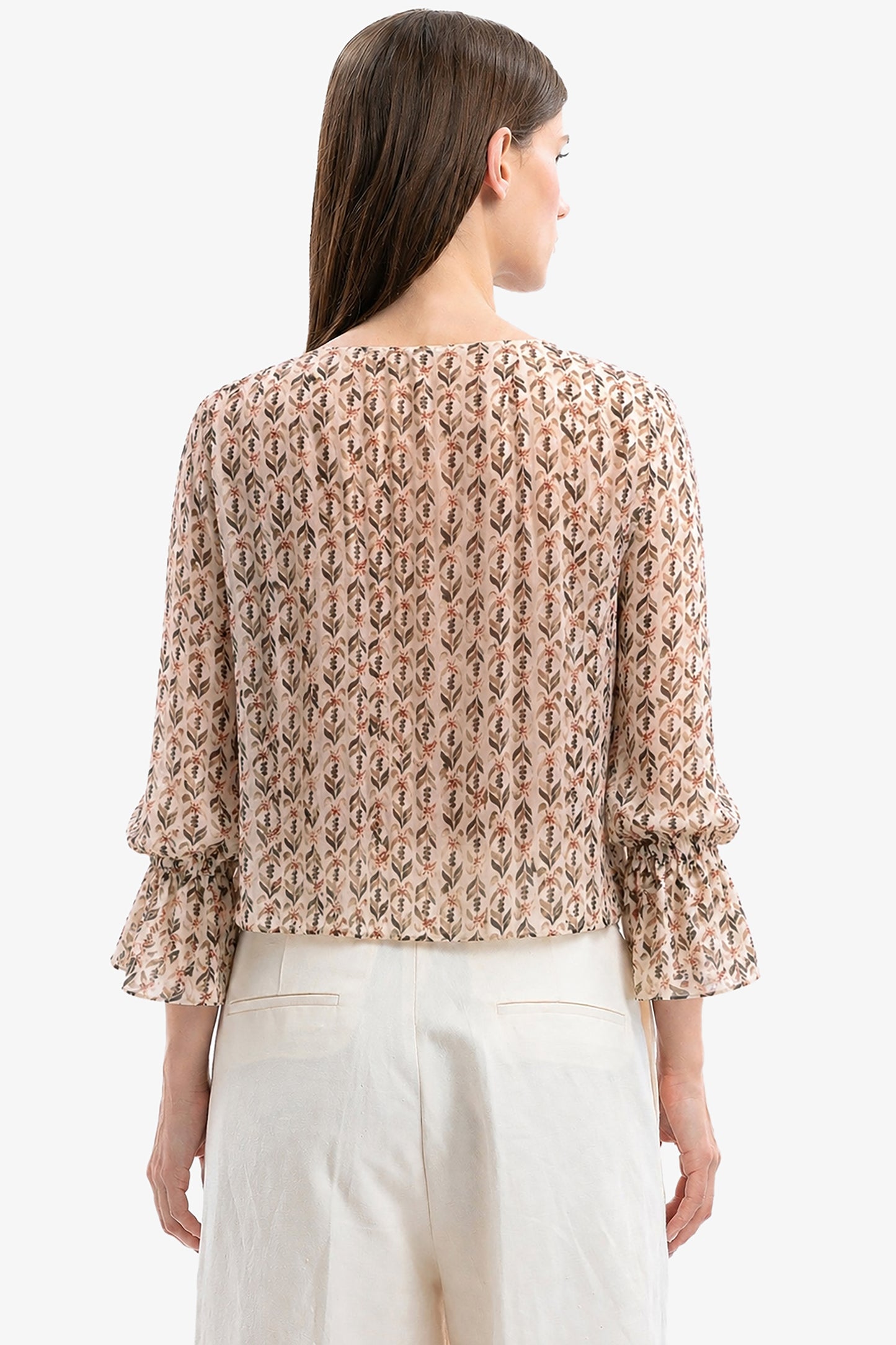 ANNA - Blusa in seta Lotus