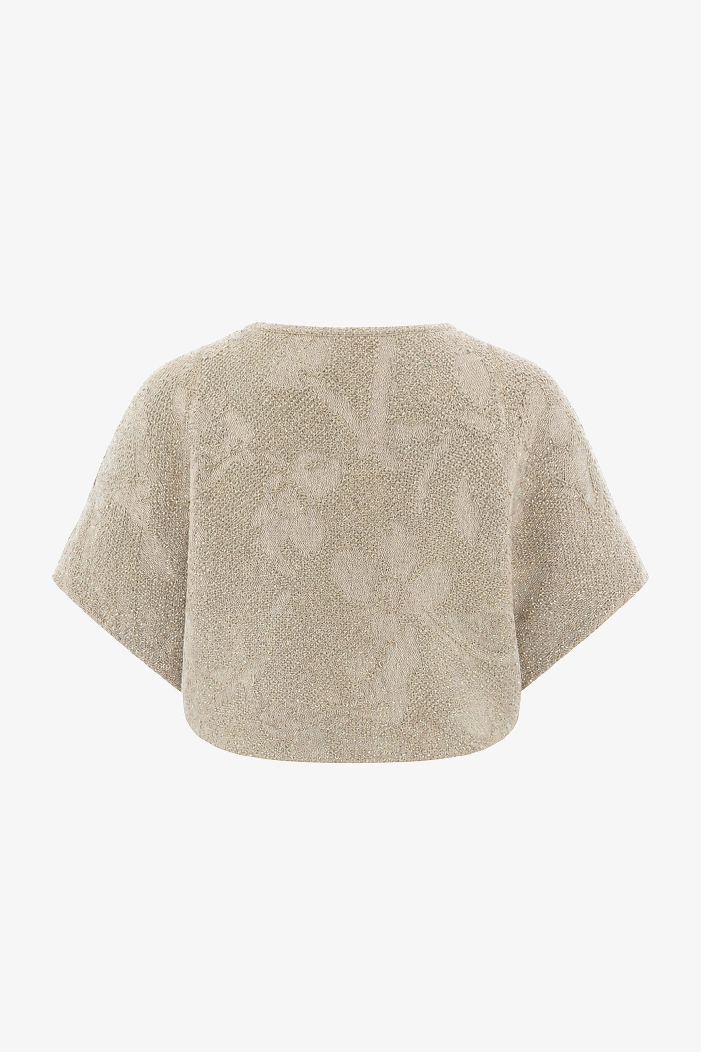 FLAMINIA - Mini bolero in lino Safari