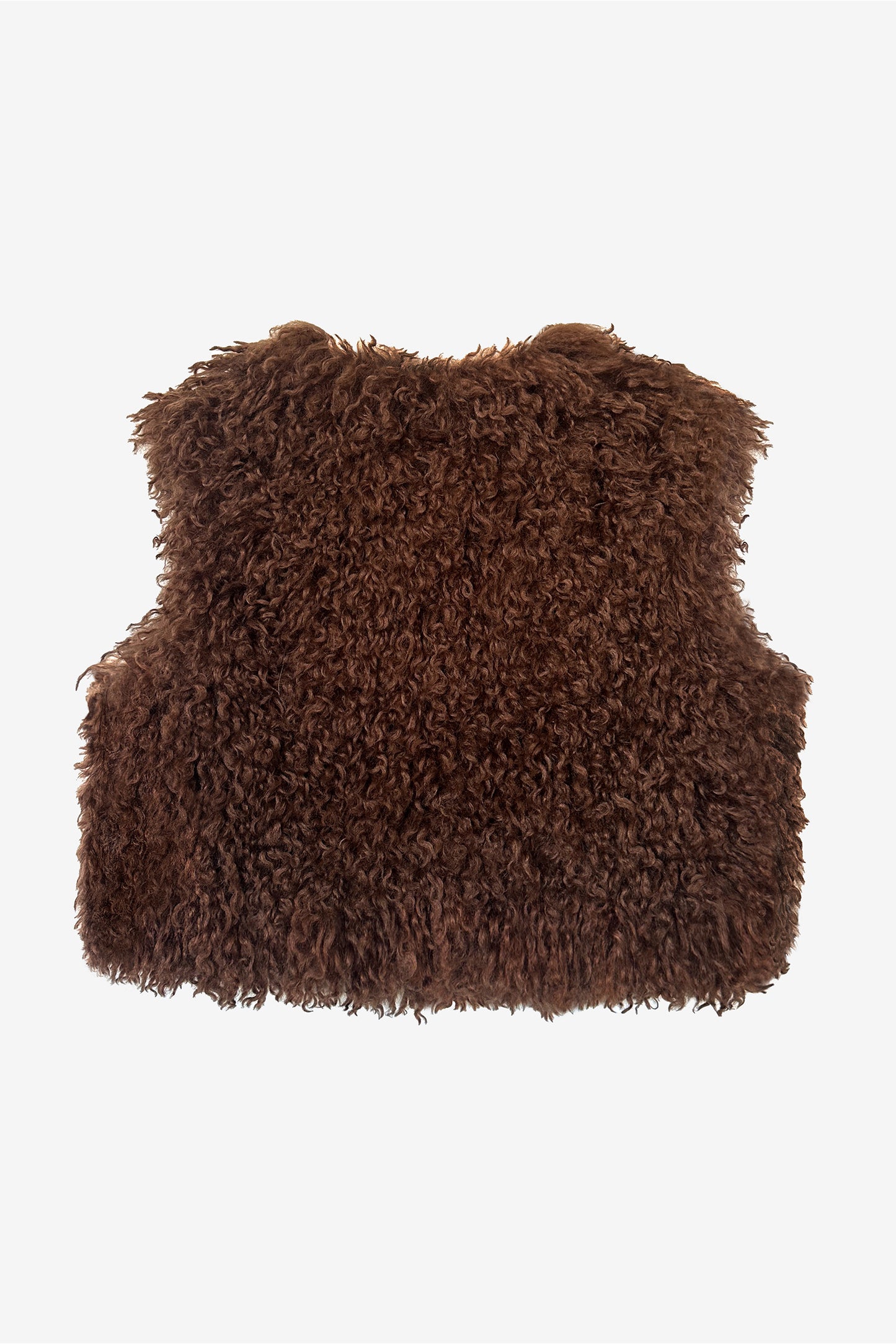 THE LITTLE BEAR - gilet eco-furry Caffè