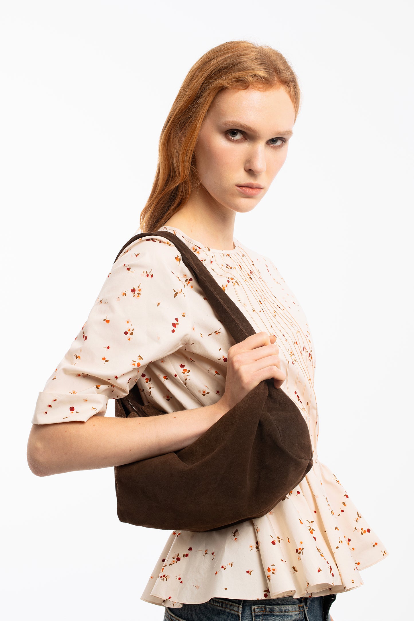 THE TI-BAG - Borsa in suede