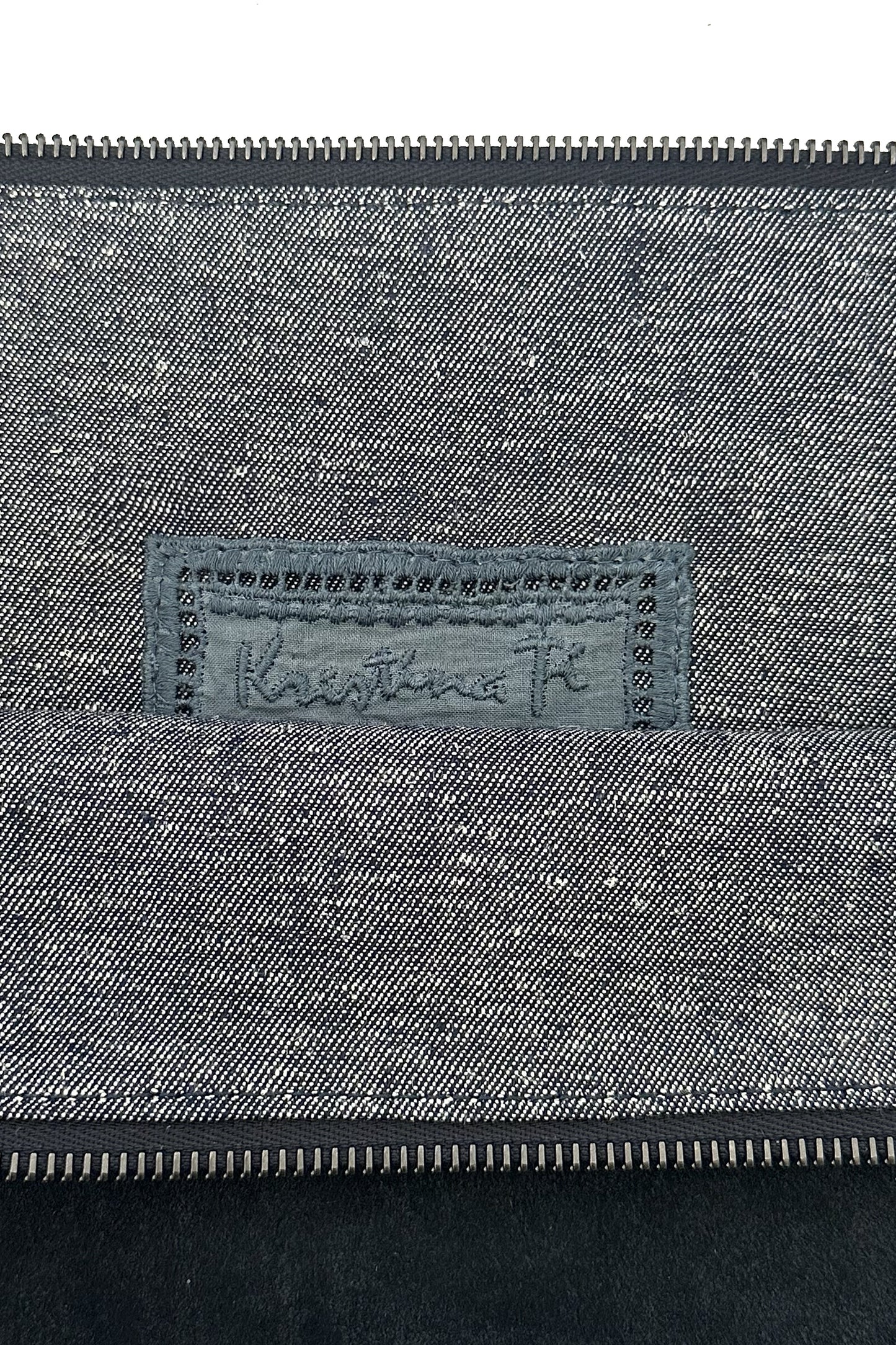 THE TI-BAG - Borsa big in suede Navy