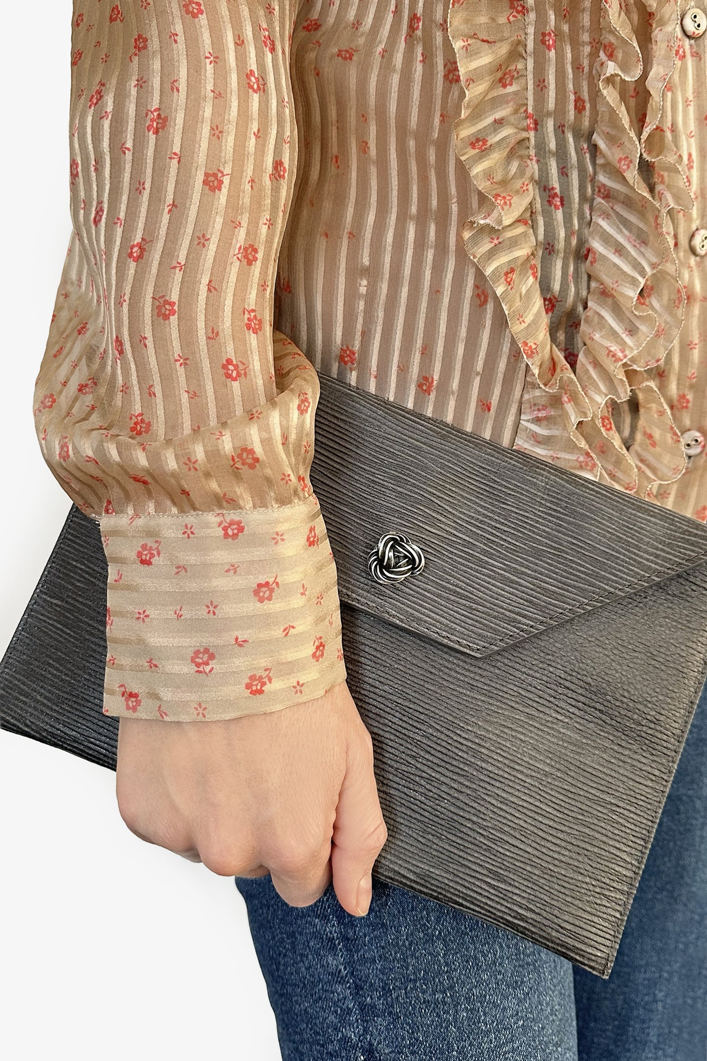 ARDESIA - Envelope Clutch Graphite