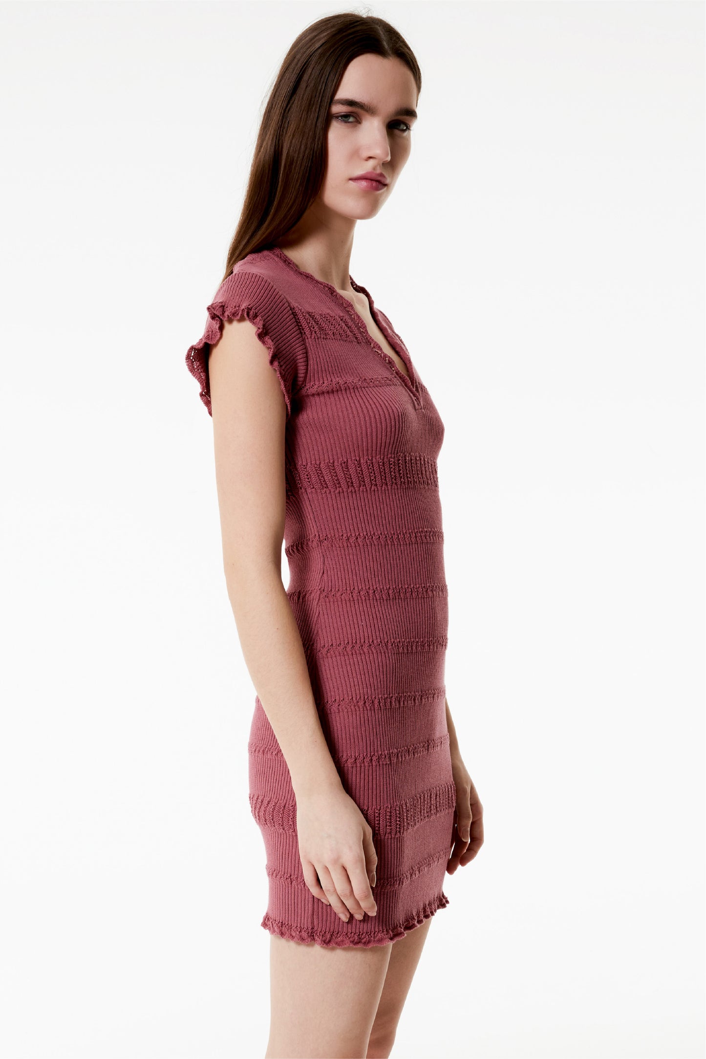 AUDREY - Knitted dress Skin