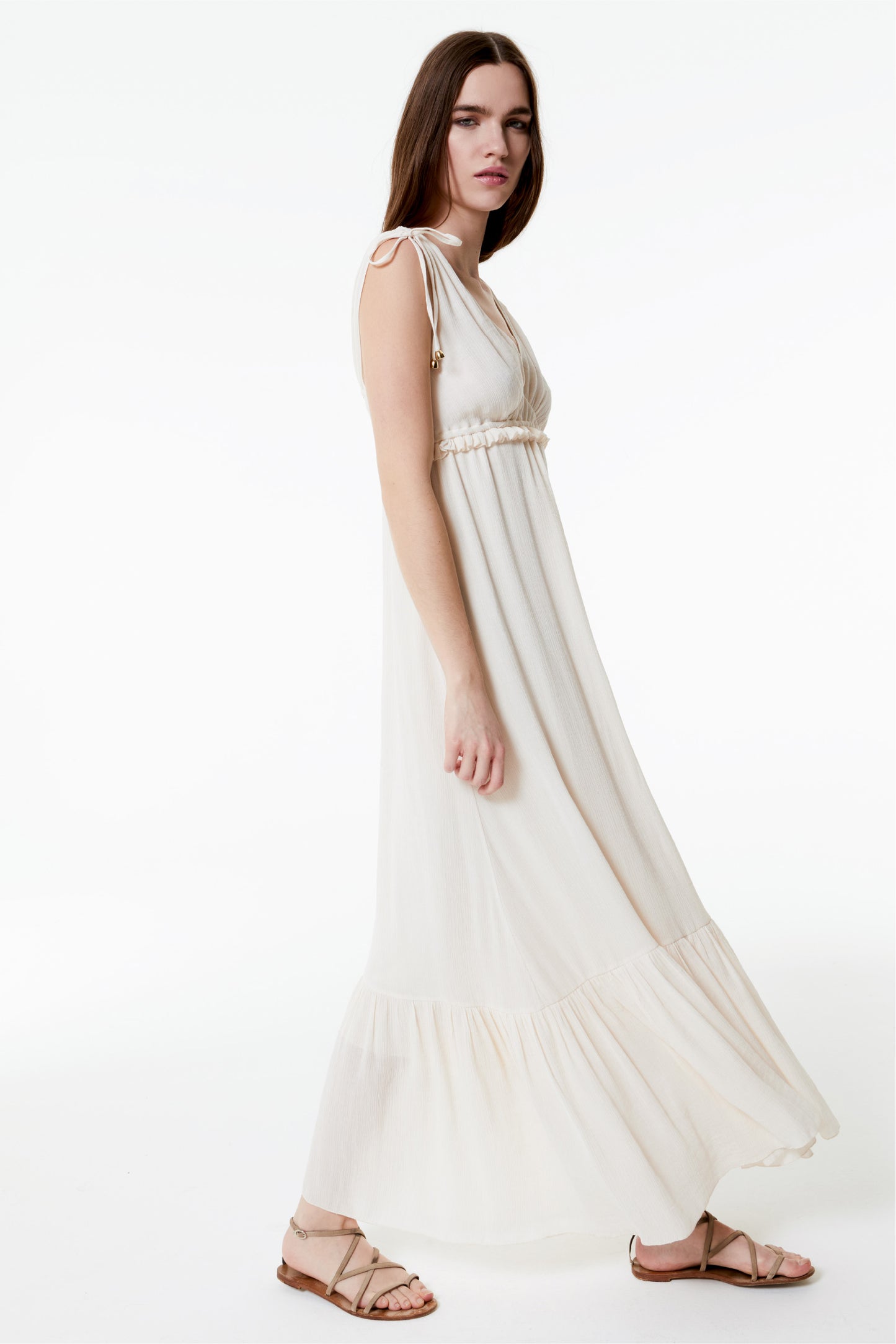FLAVIA - Long dress Sorbet