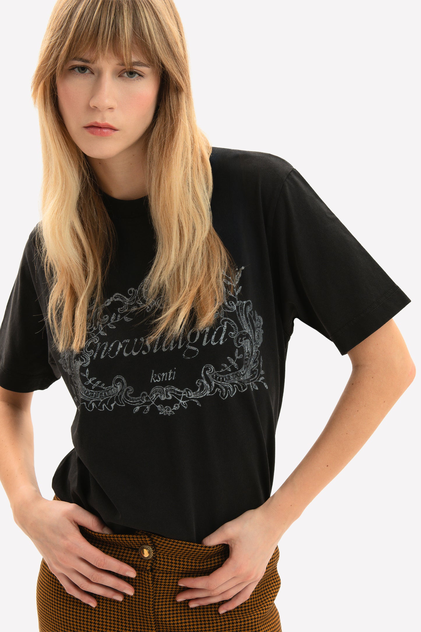 EMILIA - T-shirt in jersey di cotone Nowstalgia