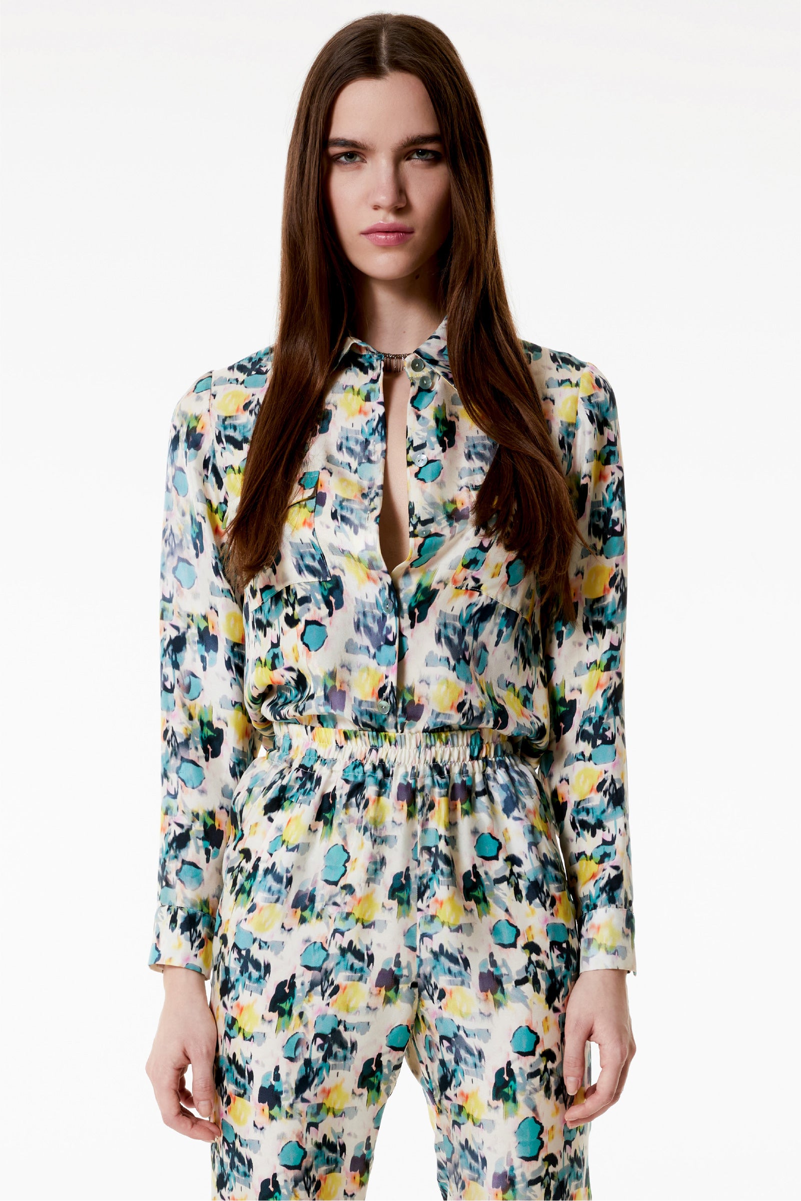 Kristina Ti OTTAVIA - Silk shirt Watercolor