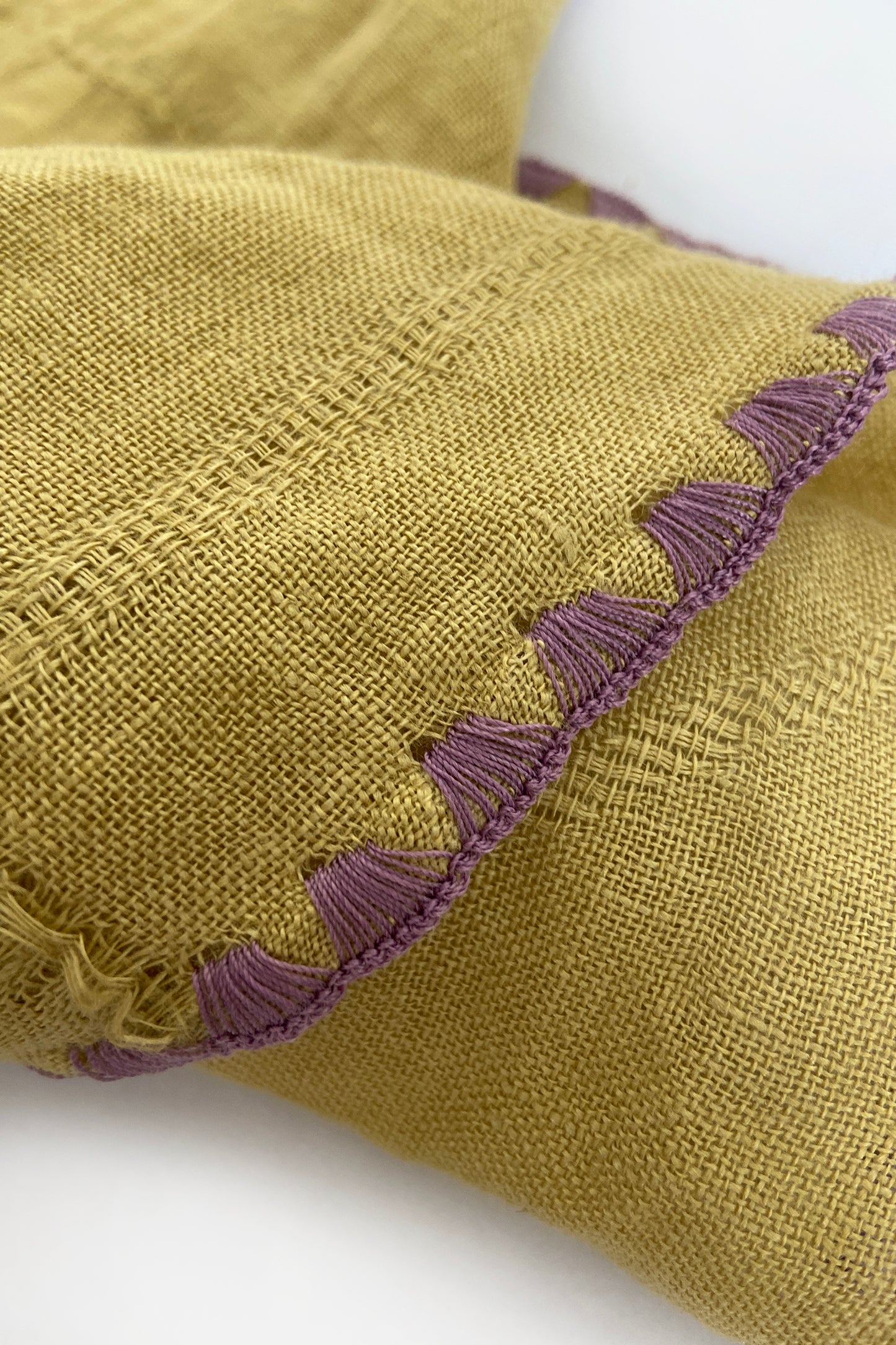 IRMA - Mustard square tablecloth