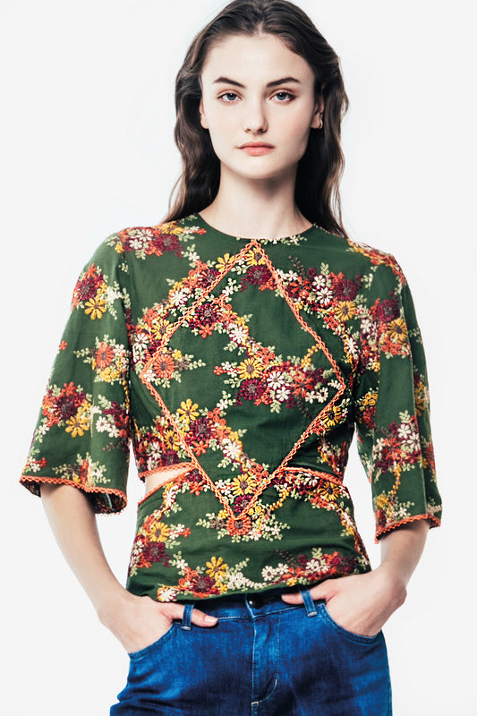 ARTEMISIA - Embroidered blouse