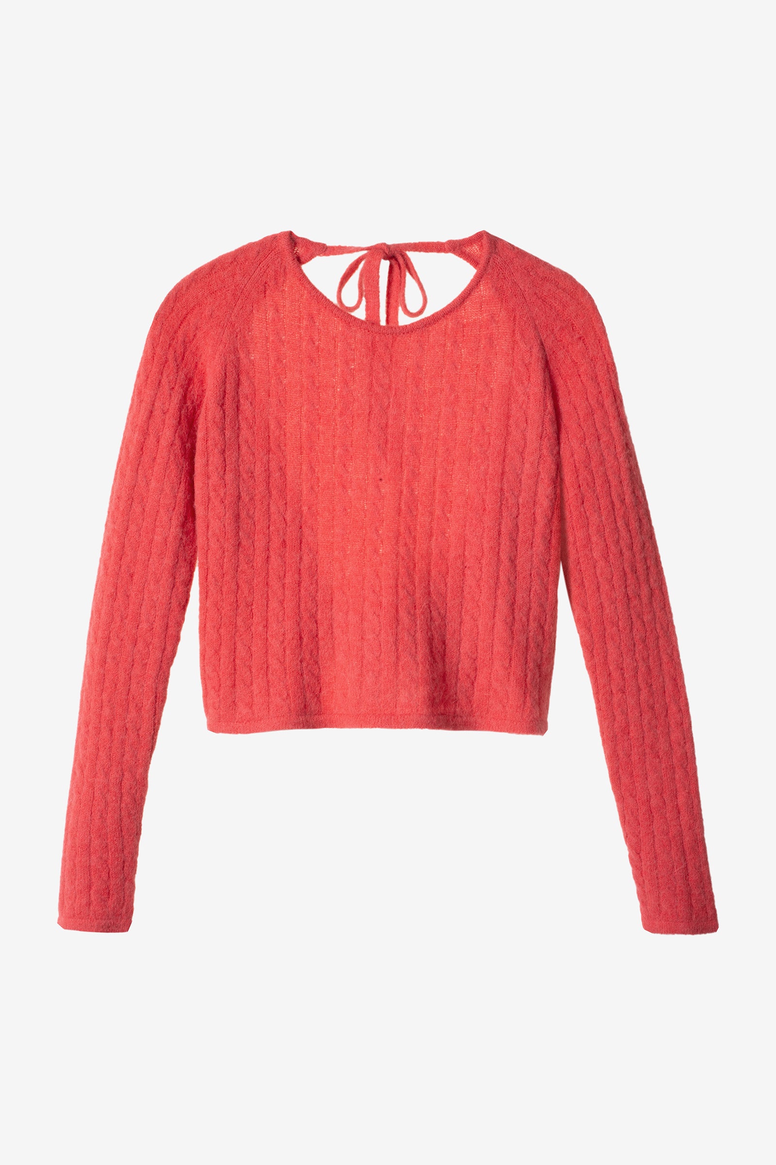 Kristina Ti FEDORA - Red cardigan