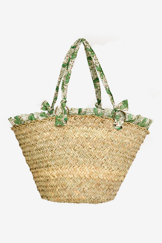 PANAREA - Maxi tropical straw bag
