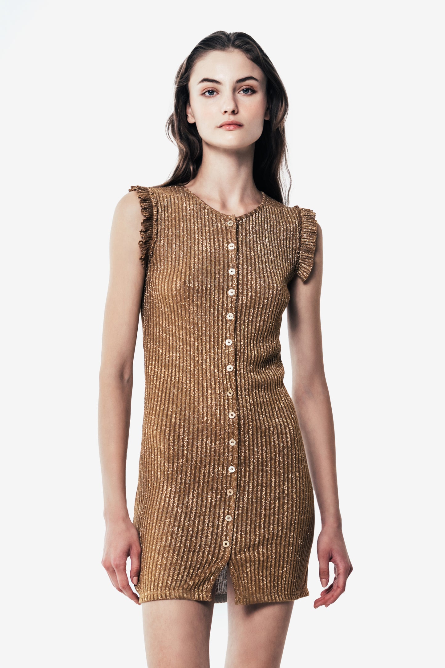 DIANA - Abito mini oro